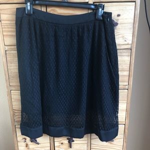 Chelsea 28 - black lace skirt - like brand new !